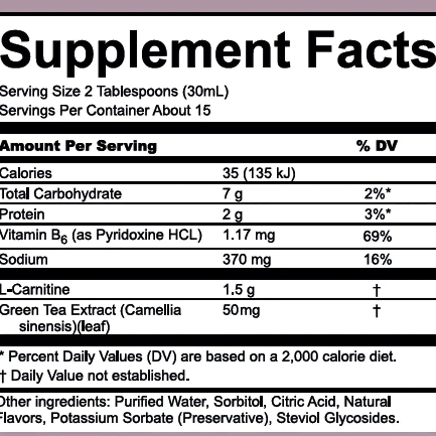 Nutriplus L-Carnitine Apple & Peach