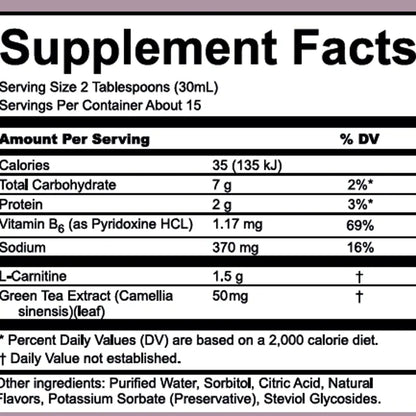 Nutriplus L-Carnitine Apple & Peach